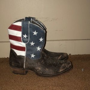 Roper American flag cowboy boots